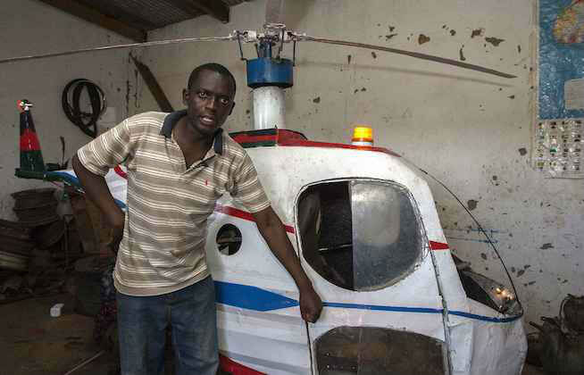 Exclusive interview with Malawian Helicopter Maker Felix Kambwiri