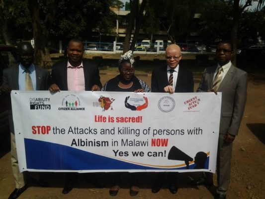 CSOs launches Action Week against killing of Albinos in Malawi