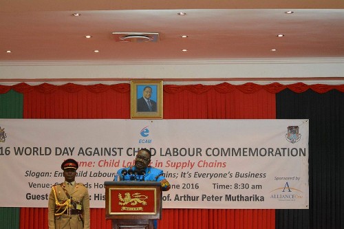 Mutharika talks tough on child labour: it is a crime against future generation