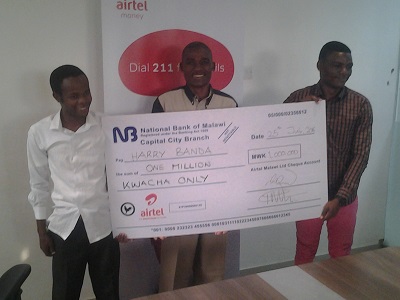 Airtel turns a Mangochi businessman to an instant Millionaire