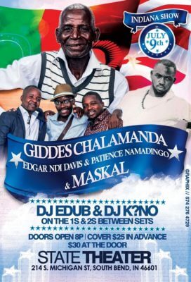 Giddes to Honor South Bend Residents with Concert on July 9th