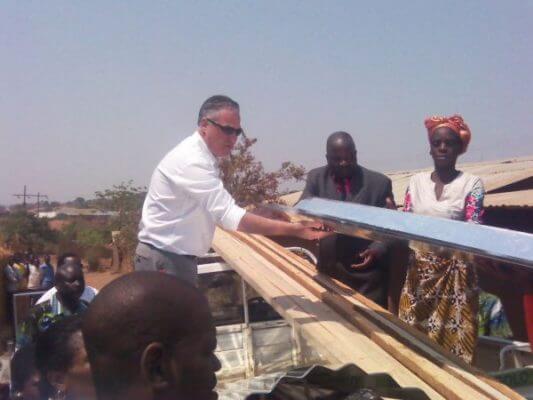 Lawmaker Bisnowarty bails out hailstorm widow victim with roofing materials