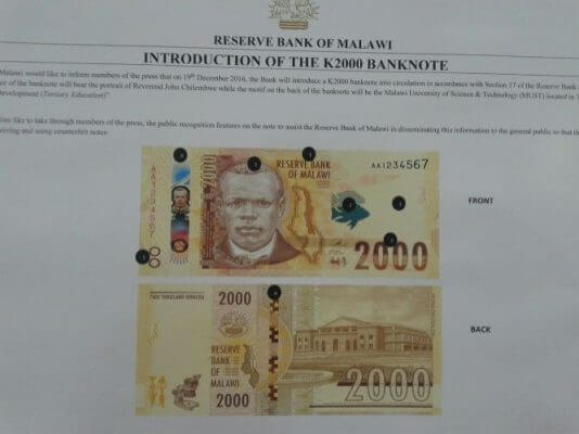 MK6 million of fake MK200 banknotes on circulation in Mzimba-Police