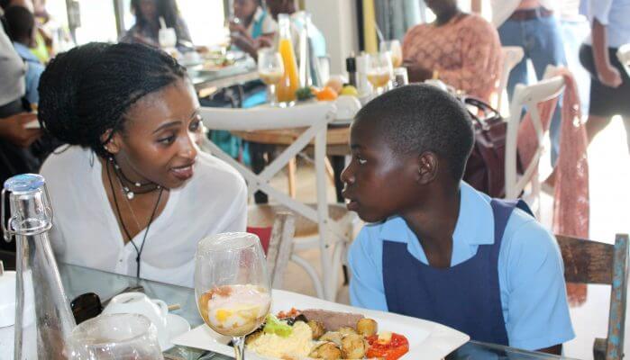 I was born poor: Zonke tells Malawian girls