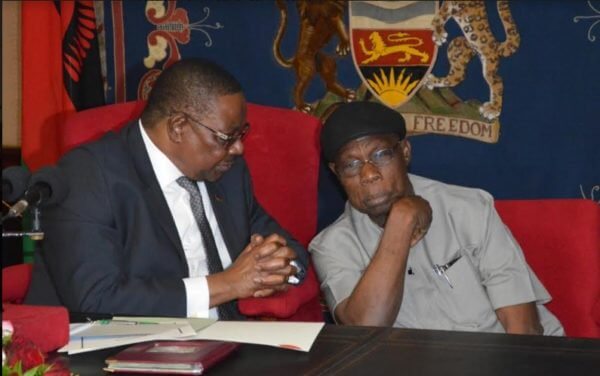 Mutharika and Nigerian former leader Obasanjo for self-reliant Africa: Stop entertaining the ‘we are poor’ attitude