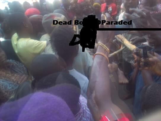 Mob celebrates killing of an alleged criminal in Chinsapo