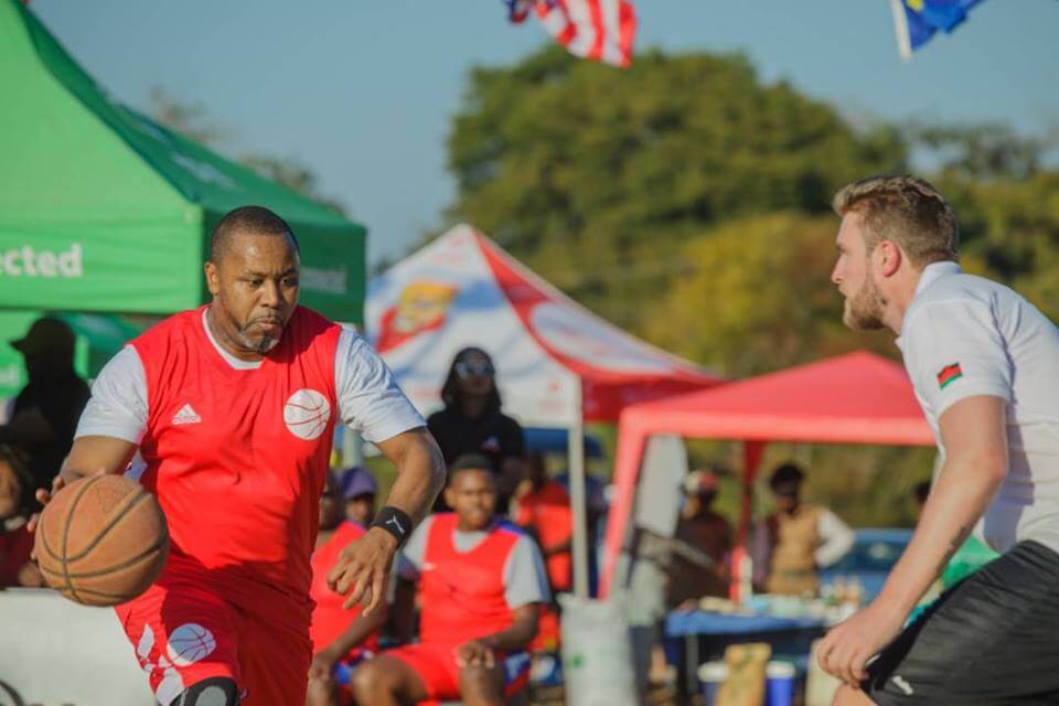 Malawi Vice President Dr. Saulos Chilima in basketball fundraiser; marvel to watch