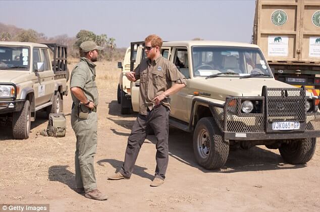 Prince Harry’s close friend was tossed and gored by charging rhino in Malawi – DailyMail