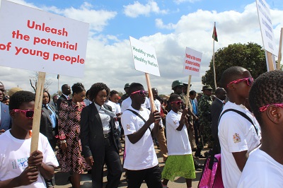 Gertrude Mutharika urges youths to take part in managing population growth