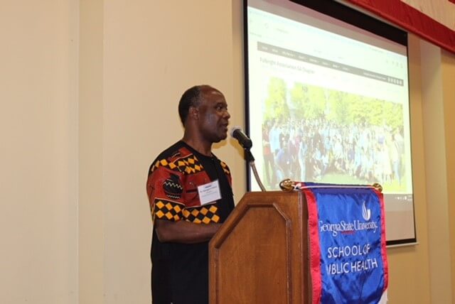 Dr. Zipangani Vokhiwa hosts Fulbright Fall Welcome Reception at Georgia State University