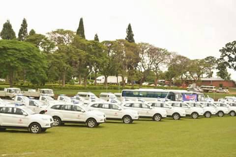 Chinese govt hands over 100 vehicles to Malawi