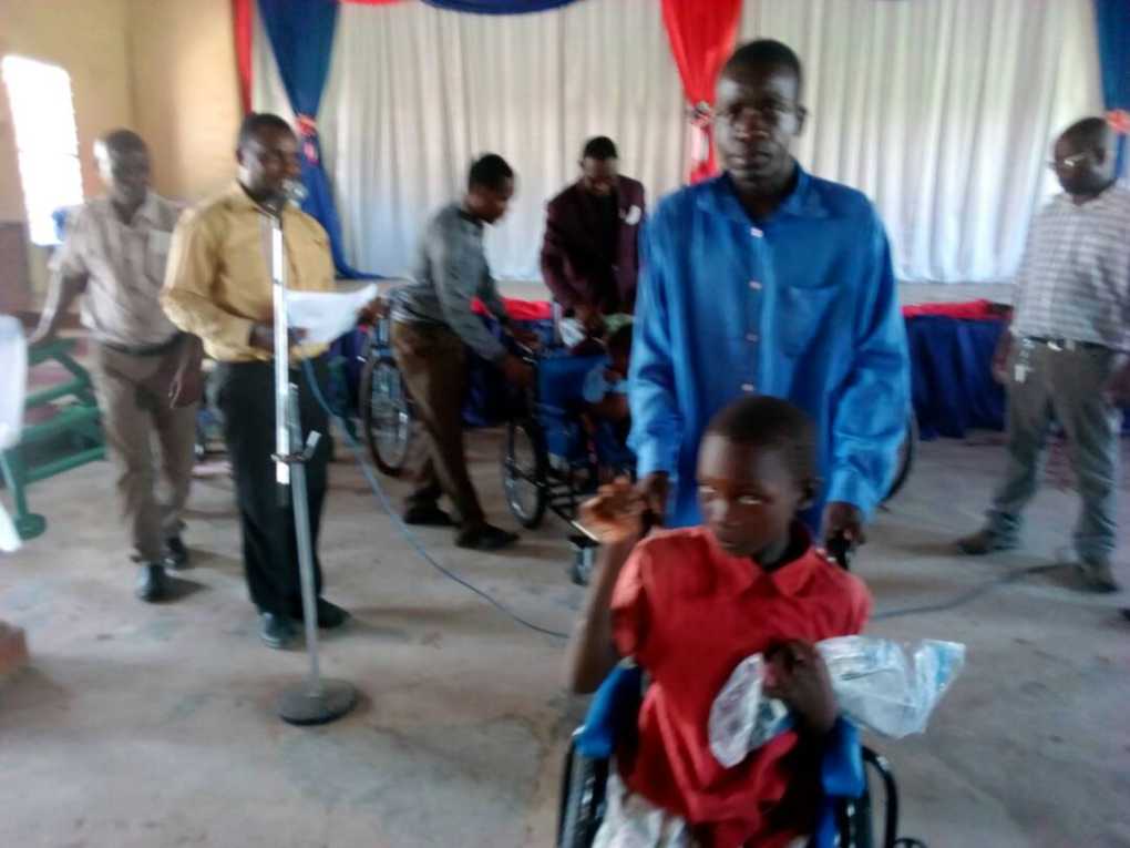 EAM cheers physically challenged students in Karonga