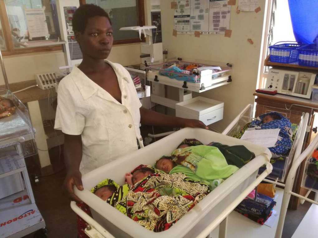 Mchinji woman gives birth to quadruplets