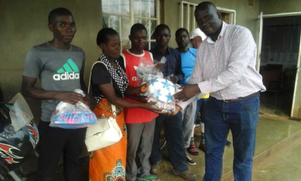 Plan Malawi equips its youth clubs with sporting materials