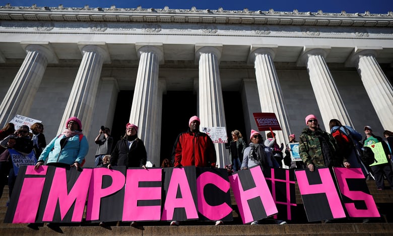 US government shutdown: anniversary of Trump inauguration marred by chaos