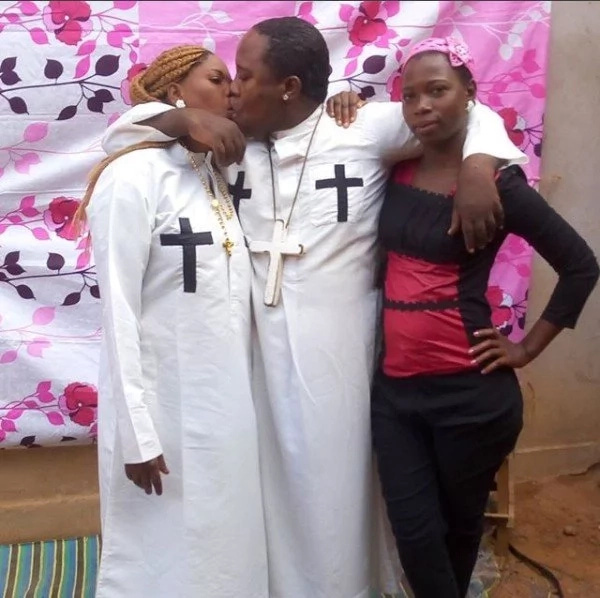 Signs of the times; Tanzanian Prophet Arrested for Kissing Wife and Housemaid in Public