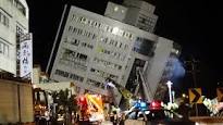 Earthquake strikes Taiwan, collapsing buildings