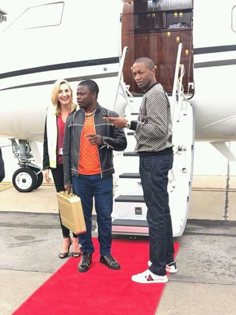 Prophet Bushiri with Spiritual Father Uebert Angel in Malawi for business venture