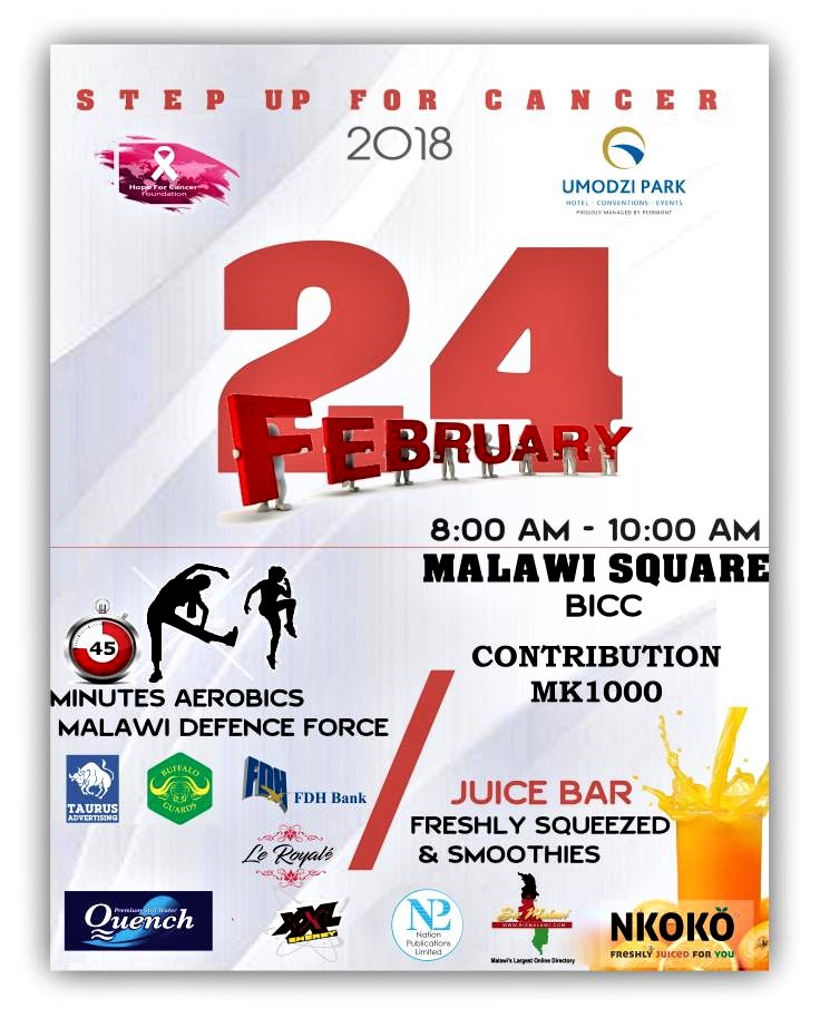 Step up for Cancer Event February 24th 2018