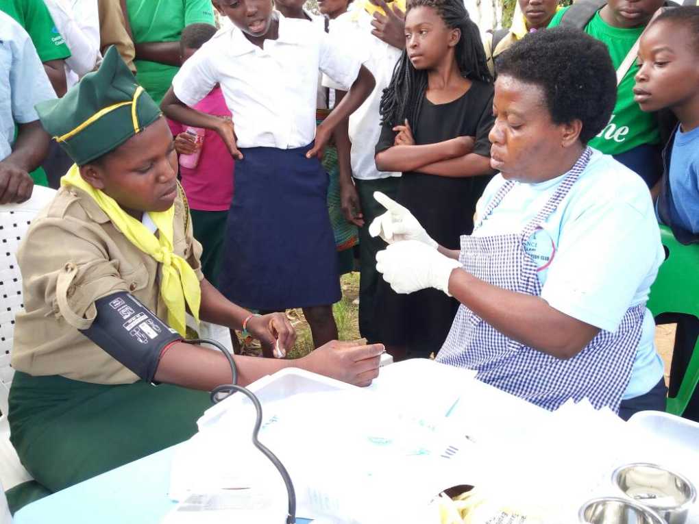 SDA youth on blood donation spear in Lilongwe; Youth Day celebration