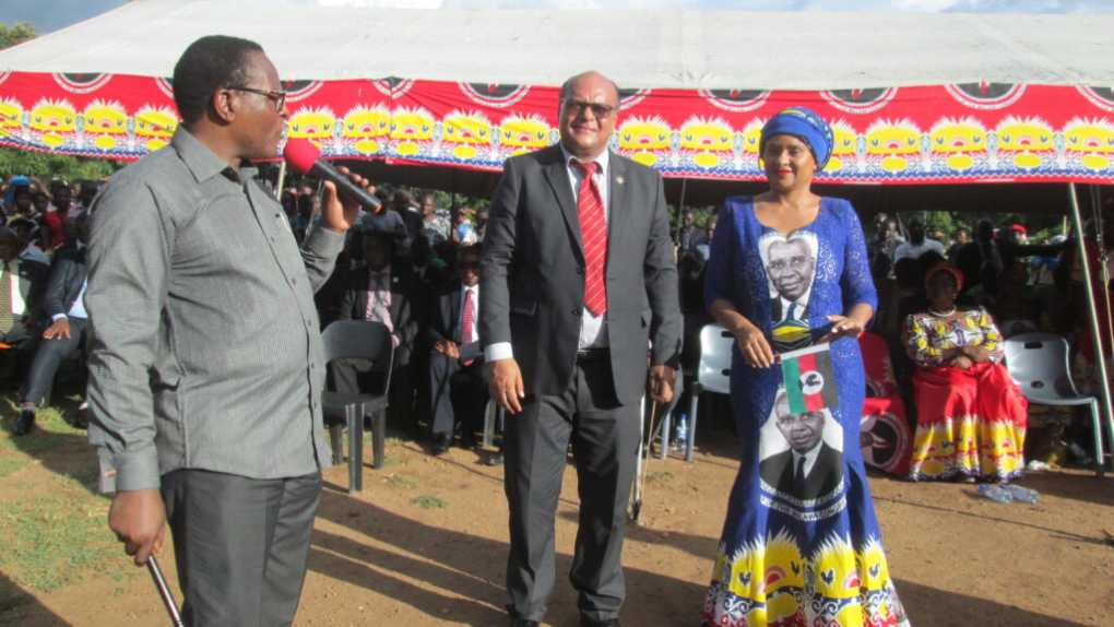 Chakwera salutes Mia for being workaholic: Mangochi-Malindi MCP Rally