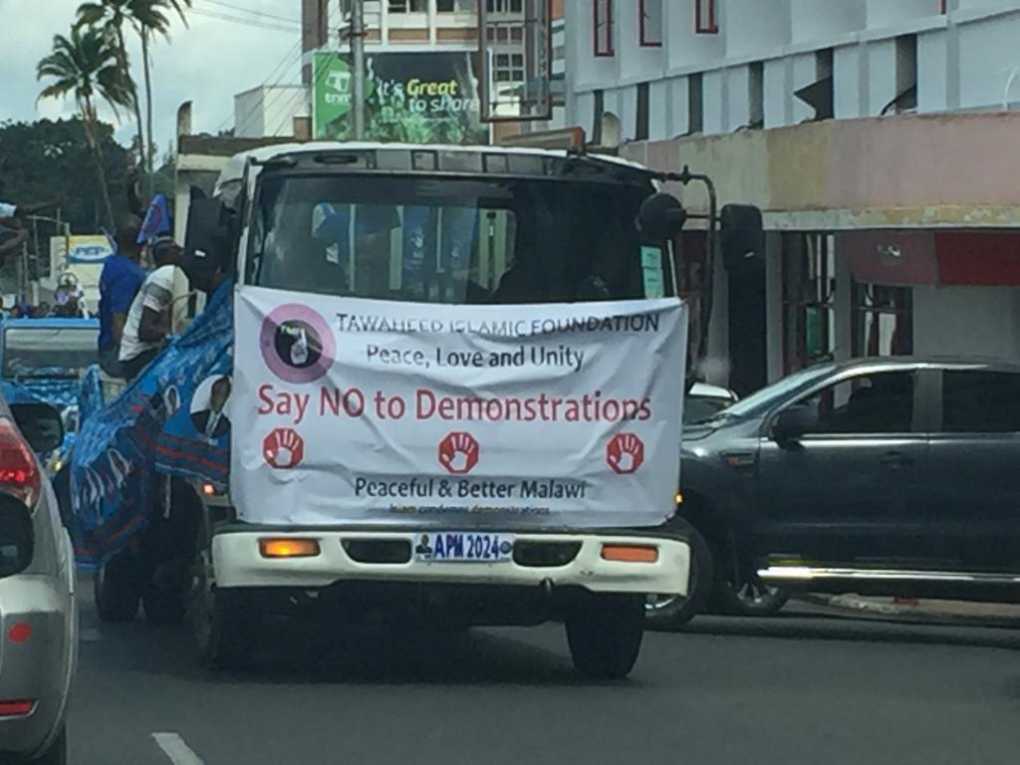 DPP Protests against MK4billion payout demos in Blantyre