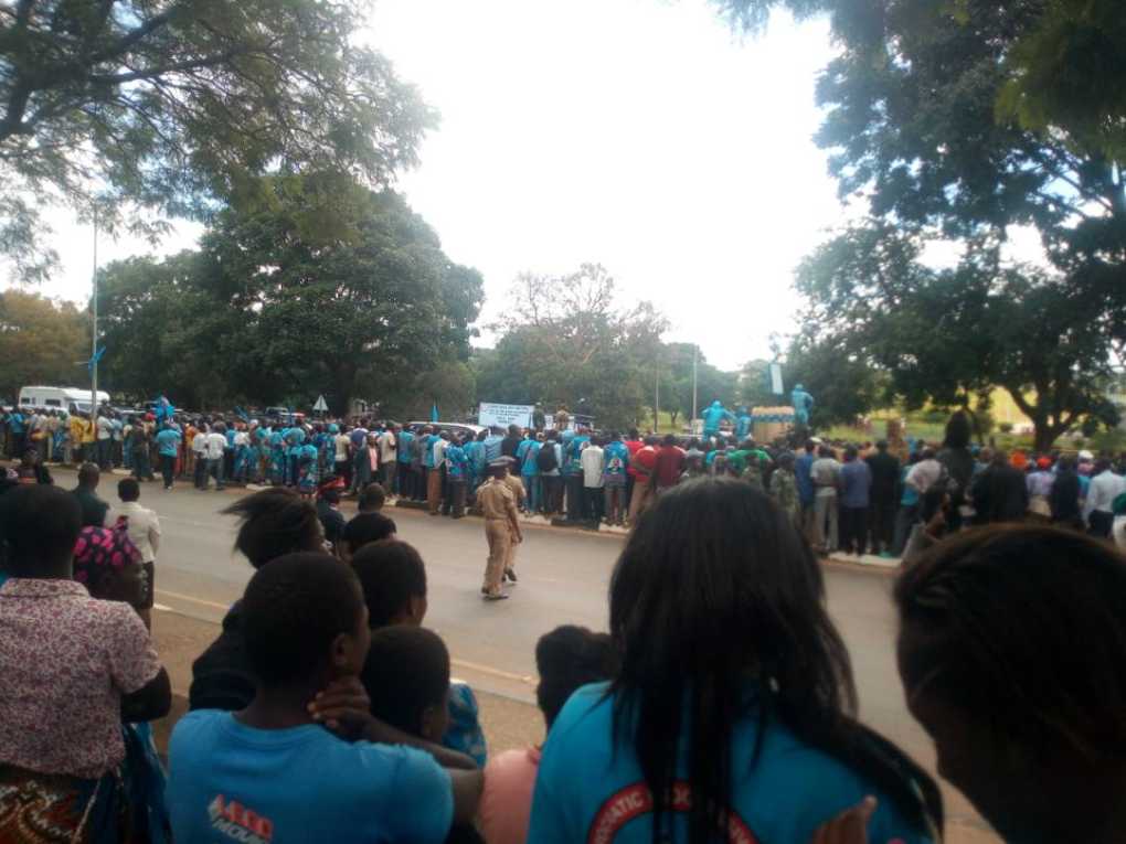 Callista Hurricanes; DPP cadets block Kaliati at Parliament for pro Chilima-presidency movement
