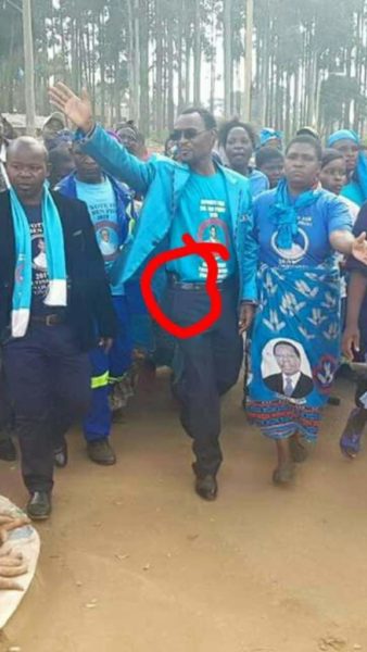 Scary; Ben Phiri sparks outrage with pistol display