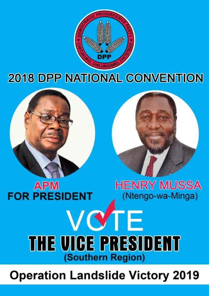 Mussa for APM transformative leadership; vies DPP’s southern region veep post at convention