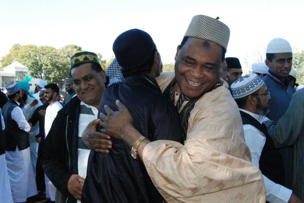 Muslims celebrates Eid-Mubarak with a unity call with different religious denominations