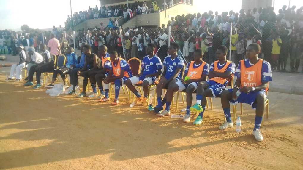 Karonga FC in a fundraising campaign