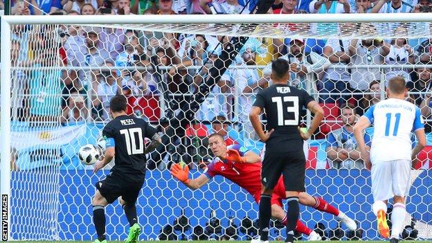 Lionel Messi: Argentina star says saved penalty at World Cup ‘hurts’