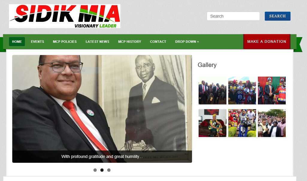 MCP Veep Sidik Mia embraces digital world; launches personal website