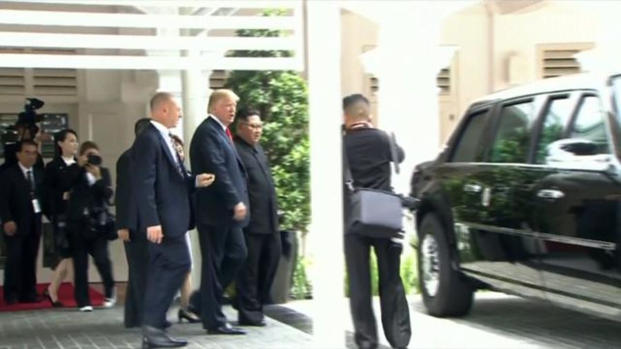 USA President Trump meets Kim Jong Un