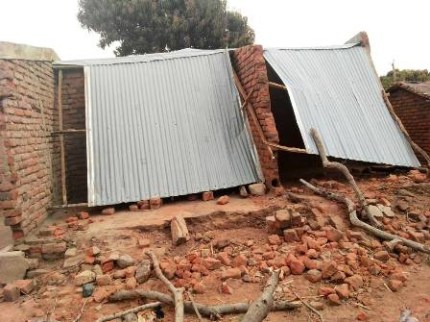 Strong winds destroy 61 houses in Phalombe