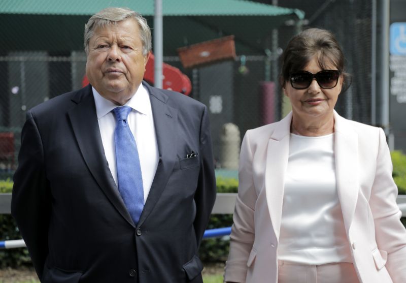 Viktor and Amalija Knavs, the parents of first lady Melania Trump
