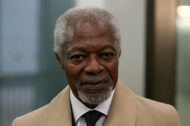 Kofi Annan Africa’s top Diplomat has died at age 80