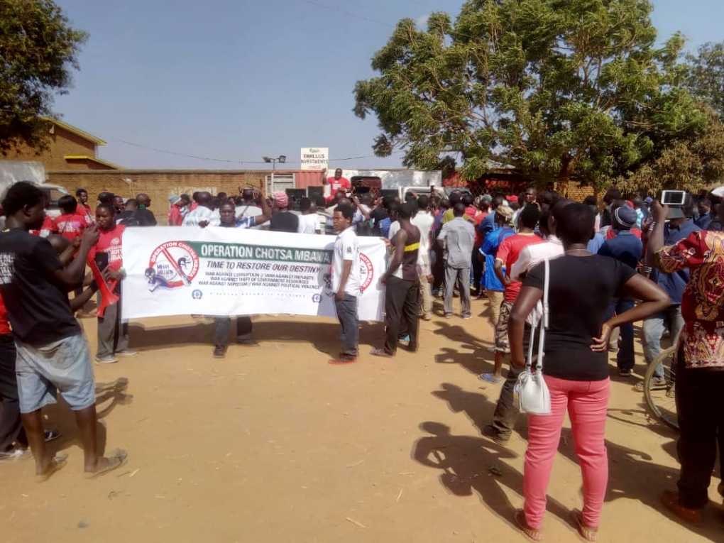 Anti-government demos organizers to take legal action if President Mutharika refuses to receive petition