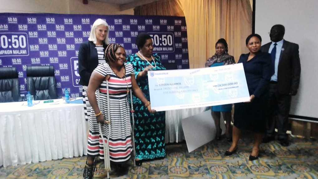 Royal Norwegian boosts Malawi’s 50:50 campaign with grants, vehicles