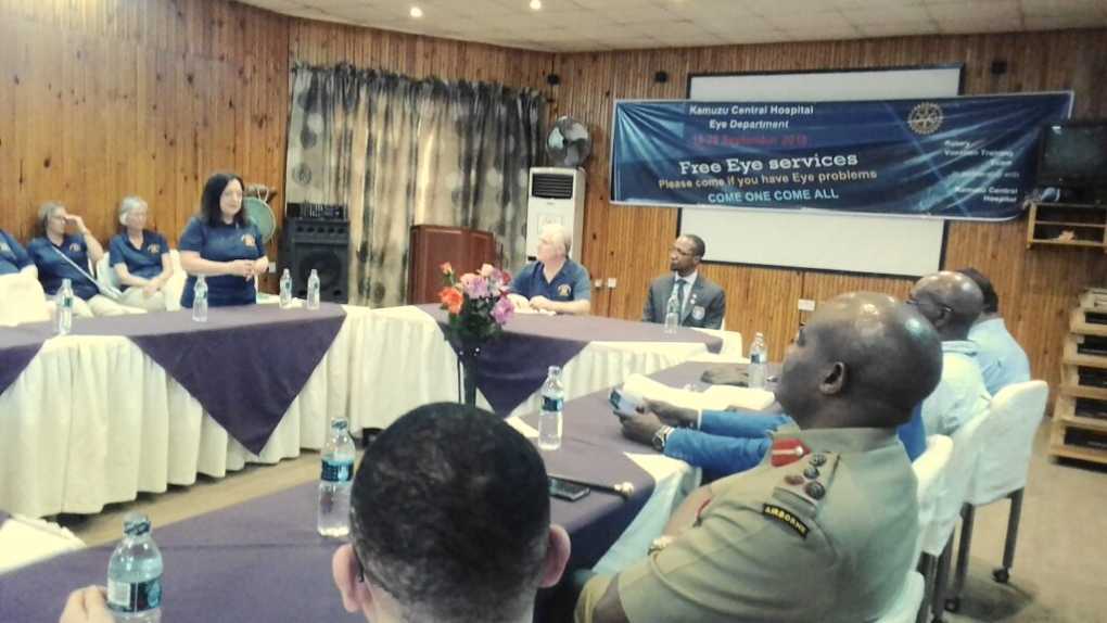 Rotary Medical Mission in Malawi’s KCH for free eye services; earmarking 2,000 patients