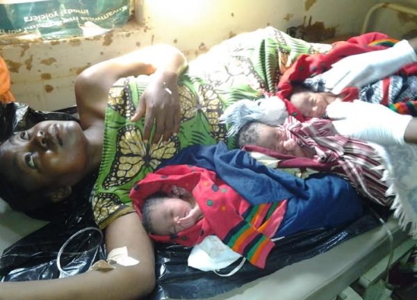 Two  sets of triplets born at Dowa District Hospital