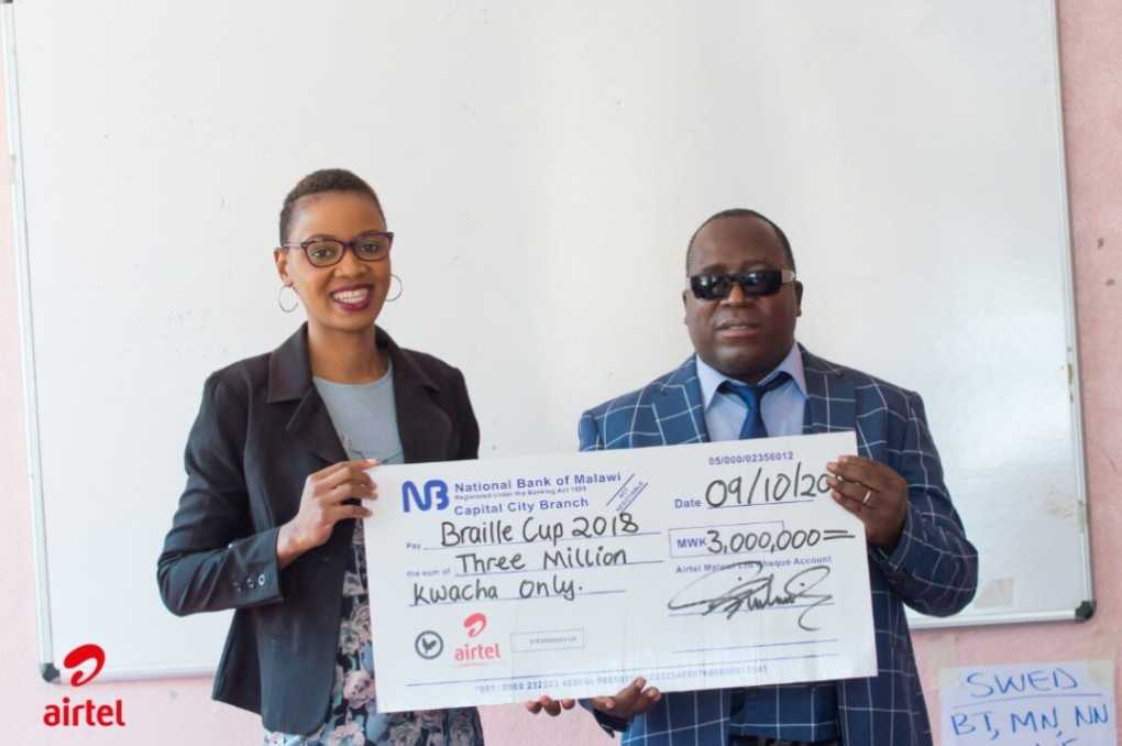 Airtel Malawi powers braille cup for 4th year