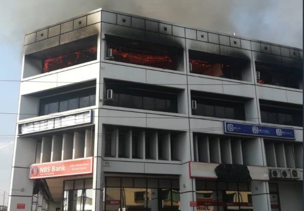 Fire gutted Nico house cause not yet established; counting damages cost
