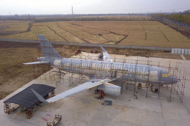 A Chinese farmer couldn’t fly a plane, so he built one