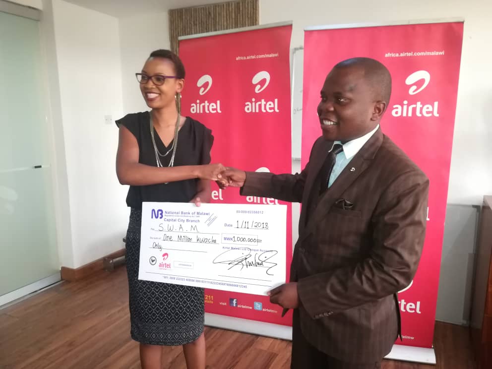Airtel Malawi supports SWAM with MK1 million for Nov 17 AGM