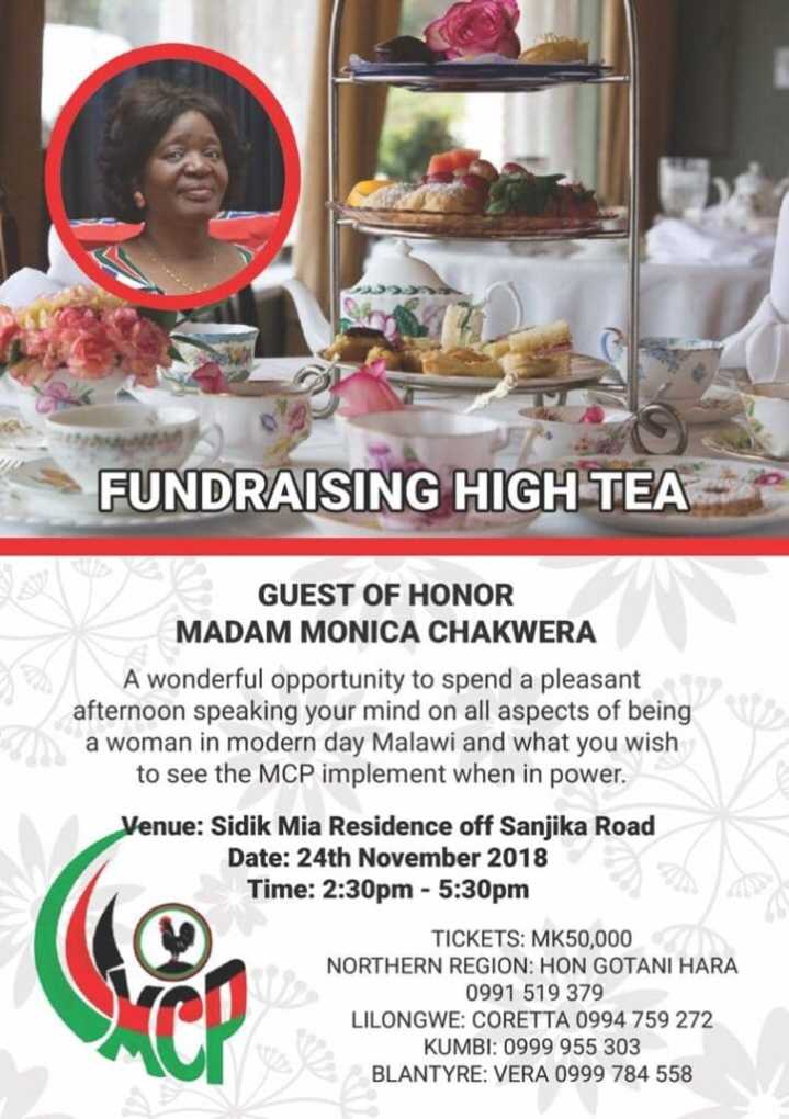 MCP: Fund Raising  High Tea