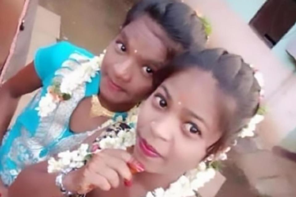 Bizarre; Haunting last selfie of two Indian smiling 17-year-old girls before they ‘jumped to their deaths down well’