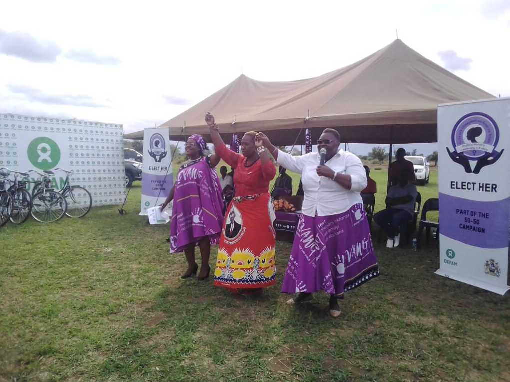 Oxfam, 50:50 campaign team drum up for MP Kabwila’s parliamentary seat