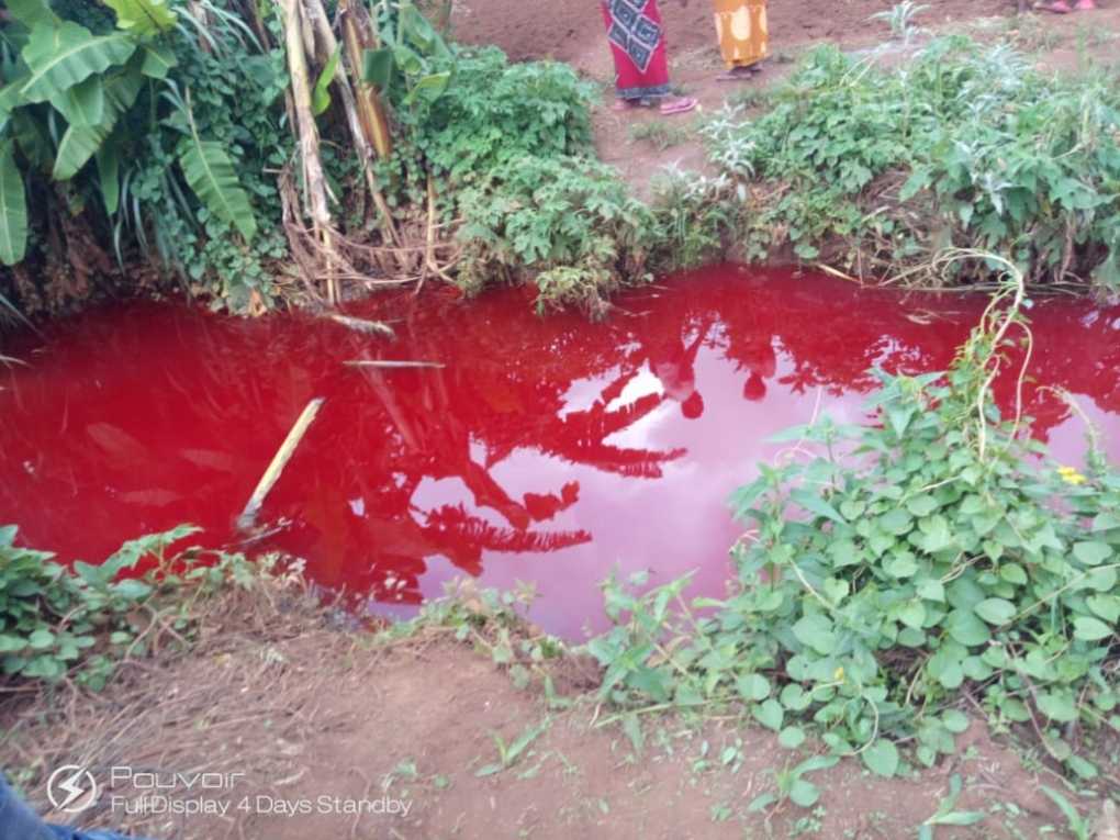 Red oxide in Dedza’s Linthipe river causes panic