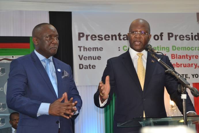 Atupele Muluzi presents nomination papers
